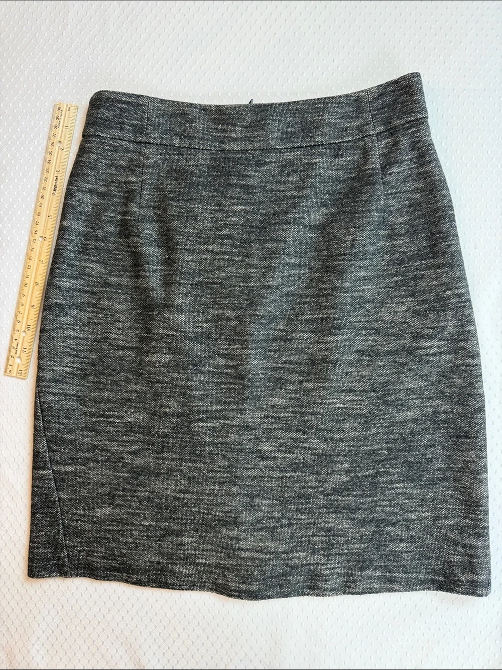 Theory Heathered Gray Pencil Skirt - Women